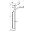 Купити Crometta 85 Душевий набір 1 струмінь HANSGROHE 27728000 , 27728000 / 26967 , в категории Душові набори , от бренда HANSGROHE  Інтернет-магазин сантехніки ✓ Кращі ціни на ринку ✓ Величезний вибір ✓ Гарантія ✓ Заходьте!