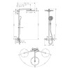 Купити Raindance Select 300 Air 1jet Showerpipe Душова система з термостатом, хром HANSGROHE 27114000 , 27114000 / 28594 , в категории Душова система з термостатом , от бренда HANSGROHE  Інтернет-магазин сантехніки ✓ Кращі ціни на ринку ✓ Величезний вибір