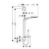 Купить Raindance Select S 120/ Unica S Puro Душевий набір, 0,65 м, хром HANSGROHE 26630000 , 26630000 / 38928 , в категории Душевые наборы , от бренда HANSGROHE  Интернет-магазин сантехники ✓ Лучшие цены на рынке ✓ Огромный выбор ✓ Гарантия ✓ Заходите!