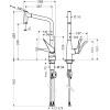 Купити Metris Steel Optic -Змішувач  для кухні одноважільний HANSGROHE 14820800 , 14820800 / 39037 , в категории Змішувачі для кухні , от бренда HANSGROHE  Інтернет-магазин сантехніки ✓ Кращі ціни на ринку ✓ Величезний вибір ✓ Гарантія ✓ Заходьте!