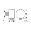 Купити Axor Fixfit Шлангове зєднання HANSGROHE 27451800 , 27451800 / 42629 , в категории Кронштейни, тримачі, підключення , от бренда HANSGROHE  Інтернет-магазин сантехніки ✓ Кращі ціни на ринку ✓ Величезний вибір ✓ Гарантія ✓ Заходьте!