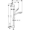 Купити Croma Select S Multi Душовий набір 0,65 м HANSGROHE 26560400 , 26560400 / 44084 , в категории Душові набори , от бренда HANSGROHE  Інтернет-магазин сантехніки ✓ Кращі ціни на ринку ✓ Величезний вибір ✓ Гарантія ✓ Заходьте!