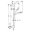 Купить Croma Select E Multi Душовий набір 0,65 м, білий/хром HANSGROHE 26580400 , 26580400 / 44536 , в категории Душевые наборы , от бренда HANSGROHE  Интернет-магазин сантехники ✓ Лучшие цены на рынке ✓ Огромный выбор ✓ Гарантия ✓ Заходите!