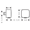 Купити Fixfit Шлангове під`єднання HANSGROHE 26457000 , 26457000 / 44827 , в категории Кронштейни, тримачі, підключення , от бренда HANSGROHE  Інтернет-магазин сантехніки ✓ Кращі ціни на ринку ✓ Величезний вибір ✓ Гарантія ✓ Заходьте!