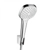 Купить Croma Select E Vario Porter Ручний душ, з утримувачем і шлангом 1,6м, колiр білий HANSGROHE 26413400 , 26413400 / 46292 , в категории Душевые наборы , от бренда HANSGROHE  Интернет-магазин сантехники ✓ Лучшие цены на рынке ✓ Огромный выбор ✓ Гарант
