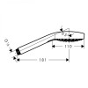 Купить Croma Select E Vario Ручной душ колонна белый хром HANSGROHE 26812400 , 26812400 / 46425 , в категории Ручные души , от бренда HANSGROHE  Интернет-магазин сантехники ✓ Лучшие цены на рынке ✓ Огромный выбор ✓ Гарантия ✓ Заходите!