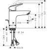 Купити LOGIS  Змішувач для умивальника, одноручний, кольору хром HANSGROHE 71105000 , 71105000 / 49266 , в категории Змішувачі для умивальника , от бренда HANSGROHE  Інтернет-магазин сантехніки ✓ Кращі ціни на ринку ✓ Величезний вибір ✓ Гарантія ✓ Заходьт