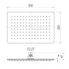 Купити Душ верхній (300х200) мм, сталь IMPRESE SQ300200SS6 , SQ300200SS6 / 52740 , в категории Верхні душі , от бренда IMPRESE  Інтернет-магазин сантехніки ✓ Кращі ціни на ринку ✓ Величезний вибір ✓ Гарантія ✓ Заходьте!