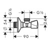 Купить Hansgrohe Угловой вентиль E, 1/2*1/2, хром HANSGROHE 13903000 , 13903000 / 53155 , в категории Комплектующие к смесителям , от бренда HANSGROHE  Интернет-магазин сантехники ✓ Лучшие цены на рынке ✓ Огромный выбор ✓ Гарантия ✓ Заходите!
