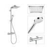 Купить Crometta E 240 1jet Showerpipe Душевая система с термостатом, хром HANSGROHE 27271000 , 27271000 / 54261 , в категории Душевая система с термостатом , от бренда HANSGROHE  Интернет-магазин сантехники ✓ Лучшие цены на рынке ✓ Огромный выбор ✓ Гарант