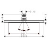 Купить Croma Верхний душ 280 Air 1jet, хром HANSGROHE 26220000 , 26220000 / 54340 , в категории Верхние души , от бренда HANSGROHE  Интернет-магазин сантехники ✓ Лучшие цены на рынке ✓ Огромный выбор ✓ Гарантия ✓ Заходите!