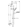 Купити Crometta 1jet Душевий набір 0,65 м, білий/хром HANSGROHE 26533400 , 26533400 / 54354 , в категории Душові набори , от бренда HANSGROHE  Інтернет-магазин сантехніки ✓ Кращі ціни на ринку ✓ Величезний вибір ✓ Гарантія ✓ Заходьте!