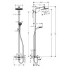 Купить Crometta S 240 Showerpipe  Душова система для ванни HANSGROHE 27320000 , 27320000 / 54366 , в категории Душевая система с термостатом , от бренда HANSGROHE  Интернет-магазин сантехники ✓ Лучшие цены на рынке ✓ Огромный выбор ✓ Гарантия ✓ Заходите!