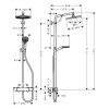 Купить Crometta S 240 1jet Душова система з термостатом, хром HANSGROHE 27267000 , 27267000 / 55065 , в категории Душевая система с термостатом , от бренда HANSGROHE  Интернет-магазин сантехники ✓ Лучшие цены на рынке ✓ Огромный выбор ✓ Гарантия ✓ Заходит