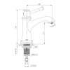 Купити PODZIMA змішувач для умивальника, хром, 35 мм IMPRESE ZMK01170101 , ZMK01170101 / 56579 , в категории Змішувачі для умивальника , от бренда IMPRESE  Інтернет-магазин сантехніки ✓ Кращі ціни на ринку ✓ Величезний вибір ✓ Гарантія ✓ Заходьте!