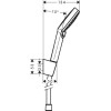 Купить Crometta Vario Душовий набір, 1,60 м, білий/хром HANSGROHE 26692400 , 26692400 / 58177 , в категории Душевые наборы , от бренда HANSGROHE  Интернет-магазин сантехники ✓ Лучшие цены на рынке ✓ Огромный выбор ✓ Гарантия ✓ Заходите!