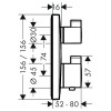 Купити Ecostat Square Термостат для ванни, на 2 споживача HANSGROHE 15714000 , 15714000 / 59092 , в категории Змішувачі для ванної , от бренда HANSGROHE  Інтернет-магазин сантехніки ✓ Кращі ціни на ринку ✓ Величезний вибір ✓ Гарантія ✓ Заходьте!