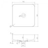 Купити Раковина 40*40*12,5см накладна камяна Solid surface VOLLE 13-40-210 , 13-40-210 / 59589 , в категории Умивальники , от бренда VOLLE  Інтернет-магазин сантехніки ✓ Кращі ціни на ринку ✓ Величезний вибір ✓ Гарантія ✓ Заходьте!