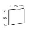 Купить Зеркало VICTORIA BASIC 70см ROCA A812327406 , A812327406 / 60641 , в категории Зеркала в ванную , от бренда ROCA  Интернет-магазин сантехники ✓ Лучшие цены на рынке ✓ Огромный выбор ✓ Гарантия ✓ Заходите!