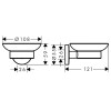 Купити Логіс Мильниця, настінна HANSGROHE 41715000 , 41715000 / 61858 , в категории Мильниці , от бренда HANSGROHE  Інтернет-магазин сантехніки ✓ Кращі ціни на ринку ✓ Величезний вибір ✓ Гарантія ✓ Заходьте!
