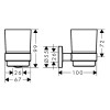 Купить Logis Стакан для зуб. щiтки, хром HANSGROHE 41718000 , 41718000 / 61859 , в категории Стаканы для зубных щеток , от бренда HANSGROHE  Интернет-магазин сантехники ✓ Лучшие цены на рынке ✓ Огромный выбор ✓ Гарантия ✓ Заходите!