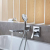 Купить Metropol Вилив на ванну, виступ 185мм, настiнний монтаж, хром HANSGROHE 32543000 , 32543000 / 62133 , в категории Комплектующие к смесителям , от бренда HANSGROHE  Интернет-магазин сантехники ✓ Лучшие цены на рынке ✓ Огромный выбор ✓ Гарантия ✓ Зах
