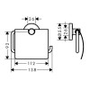 Купити Logis Тримач туалетного паперу, з кришкою, хром HANSGROHE 41723000 , 41723000 / 62400 , в категории Тримачі для туалетного паперу , от бренда HANSGROHE  Інтернет-магазин сантехніки ✓ Кращі ціни на ринку ✓ Величезний вибір ✓ Гарантія ✓ Заходьте!