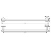 Купити Logis Рушникосушарка, хром HANSGROHE 41716000 , 41716000 / 62401 , в категории Рушникотримачі , от бренда HANSGROHE  Інтернет-магазин сантехніки ✓ Кращі ціни на ринку ✓ Величезний вибір ✓ Гарантія ✓ Заходьте!