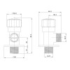 Купить Угловой вентиль четверть оборота G1/2-G1/2 IMPRESE AV02 , AV02 / 63172 , в категории Комплектующие к смесителям , от бренда IMPRESE  Интернет-магазин сантехники ✓ Лучшие цены на рынке ✓ Огромный выбор ✓ Гарантия ✓ Заходите!