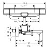 Купити Ecostat E Термостат для ванни, для вiдкритого встановлення, хром HANSGROHE 15774000 , 15774000 / 67387 , в категории Змішувачі для ванної , от бренда HANSGROHE  Інтернет-магазин сантехніки ✓ Кращі ціни на ринку ✓ Величезний вибір ✓ Гарантія ✓ Заход