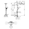 Купити Raindance Select S Душова система Showerpipe 240 1jet P, з термостатом, колiр покриття матовий чорний HANSGROHE 27633670 , 27633670 / 69796 , в категории Душова система з термостатом , от бренда HANSGROHE  Інтернет-магазин сантехніки ✓ Кращі ціни н