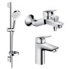 Купить Logis Набiр змiшувачiв для ванни (71100000+71400000+26553400) HANSGROHE 1082019 , 1082019 / 70642 , в категории Наборы смесителей , от бренда HANSGROHE  Интернет-магазин сантехники ✓ Лучшие цены на рынке ✓ Огромный выбор ✓ Гарантия ✓ Заходите!