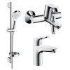 Купити Focus Набір змішувачів для ванни (31607000+31940000+26553400) HANSGROHE 1092019 , 1092019 / 70643 , в категории Набори змішувачів , от бренда HANSGROHE  Інтернет-магазин сантехніки ✓ Кращі ціни на ринку ✓ Величезний вибір ✓ Гарантія ✓ Заходьте!