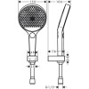 Купити Rainfinity Душовий набір 130 3jet зі шлангом 160 см, хром HANSGROHE 26851000 , 26851000 / 70704 , в категории Душові набори , от бренда HANSGROHE  Інтернет-магазин сантехніки ✓ Кращі ціни на ринку ✓ Величезний вибір ✓ Гарантія ✓ Заходьте!