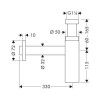 Купить Flowstar S Дизайнерский сифон, матовый черный HANSGROHE 52105670 , 52105670 / 70810 , в категории Сифоны для умывальника , от бренда HANSGROHE  Интернет-магазин сантехники ✓ Лучшие цены на рынке ✓ Огромный выбор ✓ Гарантия ✓ Заходите!