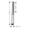 Купить Rainfinity Ручной душ-«палочка» 100 1jet, цвет матовый белый HANSGROHE 26866700 , 26866700 / 70970 , в категории Ручные души , от бренда HANSGROHE  Интернет-магазин сантехники ✓ Лучшие цены на рынке ✓ Огромный выбор ✓ Гарантия ✓ Заходите!