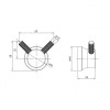 Купити BRENTA гачок, хром IMPRESE ZMK071901210 , ZMK071901210 / 71186 , в категории Гачки , от бренда IMPRESE  Інтернет-магазин сантехніки ✓ Кращі ціни на ринку ✓ Величезний вибір ✓ Гарантія ✓ Заходьте!