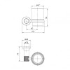 Купити BRENTA склянка для зубних щіток, хром IMPRESE ZMK071901230 , ZMK071901230 / 71192 , в категории Склянки для зубних щіток , от бренда IMPRESE  Інтернет-магазин сантехніки ✓ Кращі ціни на ринку ✓ Величезний вибір ✓ Гарантія ✓ Заходьте!