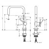 Купити Talis M54 Змішувач для кухні, одноважільний, U 220, 1jet, хром HANSGROHE 72806000 , 72806000 / 71471 , в категории Змішувачі для кухні , от бренда HANSGROHE  Інтернет-магазин сантехніки ✓ Кращі ціни на ринку ✓ Величезний вибір ✓ Гарантія ✓ Заходьте