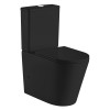 Купити NEMO BLACK Римлес компакт 67*38,5*84,5см підлоговий, матовий, горизонтальний випуск, нижнє підведення, бачок 3/4,5 л, сидіння тверде Slim slow-closing VOLLE 13-17-377 Чорний , 13-17-377 Black / 75478 , в категории Унітази-компакти підлогові , от бр