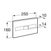 Купити DUPLO кнопка змиву PL2, хром ROCA A890196001 , A890196001 / 75575 , в категории Кнопки для інсталяції , от бренда ROCA  Інтернет-магазин сантехніки ✓ Кращі ціни на ринку ✓ Величезний вибір ✓ Гарантія ✓ Заходьте!