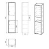 Купить VYSKOV пенал 170*40*35 см, підвісний, білий IMPRESE f3253W , f3253W / 76746 , в категории Пеналы и полупеналы в ванную , от бренда IMPRESE  Интернет-магазин сантехники ✓ Лучшие цены на рынке ✓ Огромный выбор ✓ Гарантия ✓ Заходите!