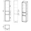 Купить BILOVEC пенал 180*40*35 см, підвісний, білий IMPRESE f3263W , f3263W / 76749 , в категории Пеналы и полупеналы в ванную , от бренда IMPRESE  Интернет-магазин сантехники ✓ Лучшие цены на рынке ✓ Огромный выбор ✓ Гарантия ✓ Заходите!