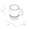 Купити SKALA склянка, хром IMPRESE 121275 , 121275 / 78049 , в категории Склянки для зубних щіток , от бренда IMPRESE  Інтернет-магазин сантехніки ✓ Кращі ціни на ринку ✓ Величезний вибір ✓ Гарантія ✓ Заходьте!