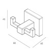 Купить BILOVEC крючок двойной, хром IMPRESE 102255 , 102255 / 78061 , в категории Крючки , от бренда IMPRESE  Интернет-магазин сантехники ✓ Лучшие цены на рынке ✓ Огромный выбор ✓ Гарантия ✓ Заходите!