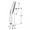 Купити RAINSHOWER Smartactive Cube 130 ручний душ, 3 режими струменя GROHE 26550000 , 26550000 / 79679 , в категории Ручні душі , от бренда GROHE  Інтернет-магазин сантехніки ✓ Кращі ціни на ринку ✓ Величезний вибір ✓ Гарантія ✓ Заходьте!
