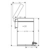 Купить ADDSTORIS ведро для мусора, цвет черный матовый HANSGROHE 41775670 , 41775670 / 81499 , в категории Ведра мусорные , от бренда HANSGROHE  Интернет-магазин сантехники ✓ Лучшие цены на рынке ✓ Огромный выбор ✓ Гарантия ✓ Заходите!