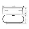 Купити Косметична ємність HANSGROHE WALLSTORIS 27912700, білий HANSGROHE 27912700 , 27912700 / 81506 , в категории Тримачі для паперових рушників , от бренда HANSGROHE  Інтернет-магазин сантехніки ✓ Кращі ціни на ринку ✓ Величезний вибір ✓ Гарантія ✓ Захо