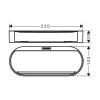 Купити Косметична ємність HANSGROHE WALLSTORIS 27913670, чорний HANSGROHE 27913670 , 27913670 / 81507 , в категории Тримачі для паперових рушників , от бренда HANSGROHE  Інтернет-магазин сантехніки ✓ Кращі ціни на ринку ✓ Величезний вибір ✓ Гарантія ✓ Зах
