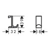 Купити Гачок для ванної кімнати HANSGROHE WALLSTORIS 27914700, білий HANSGROHE 27914700 , 27914700 / 81516 , в категории Гачки , от бренда HANSGROHE  Інтернет-магазин сантехніки ✓ Кращі ціни на ринку ✓ Величезний вибір ✓ Гарантія ✓ Заходьте!